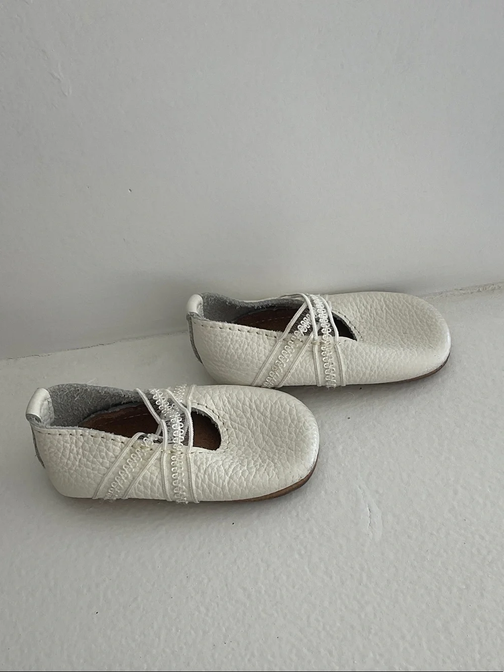 Freshly Picked White Baby Mary Jane Shoes